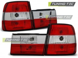TAIL LIGHTS RED WHITE fits BMW E34 02.88-12.95 SEDAN