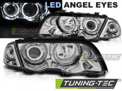 HEADLIGHTS ANGEL EYES LED CHROME fits BMW E46 05.98-08.01 S/T